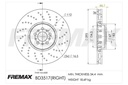 FRONT DISC RH 395MM FREMAX BMW