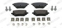 REAR PADS FERODO MERC