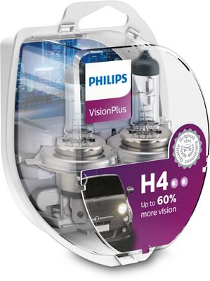 GLOBE SET [2 PCS] PHILIPS H4 60/55W 12V