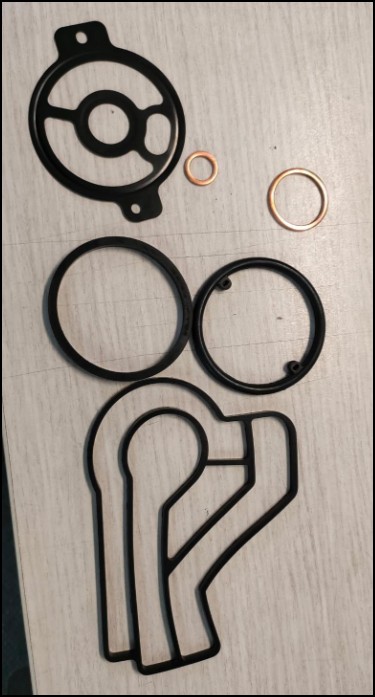 OIL FILTER HOUSING COVER GASKET KIT ECP VAG