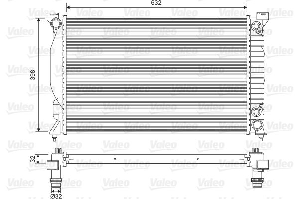 RADIATOR VALEO VAG