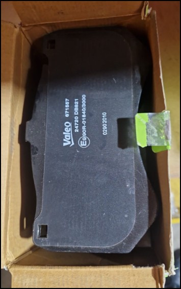 FRONT PADS VALEO MERC (NON CERAMIC)