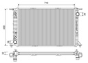 RADIATOR VALEO VAG