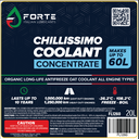 CHILLISSIMO COOLANT CONCENTRATE BLUE 20L FORTE ORGANIC LING LIFE