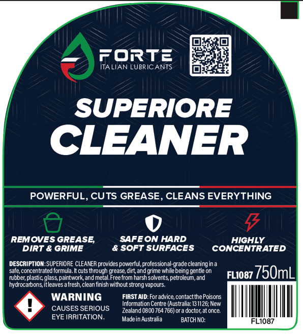 SUPERIORE CLEANER 750ML FORTE
