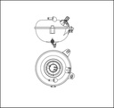 EXPANSION TANK W/O CAP MAHLE VAG