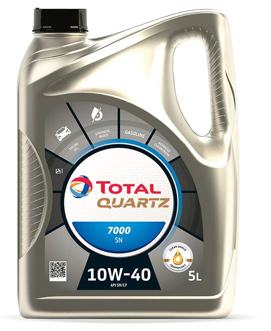 ENGINE OIL 5L 10W40 QUARTZ 7000 TOTAL