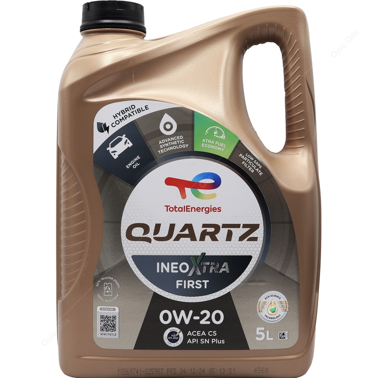 ENGINE OIL 5L 0W20 C5 QUARTZ INEO XTRA TOTAL