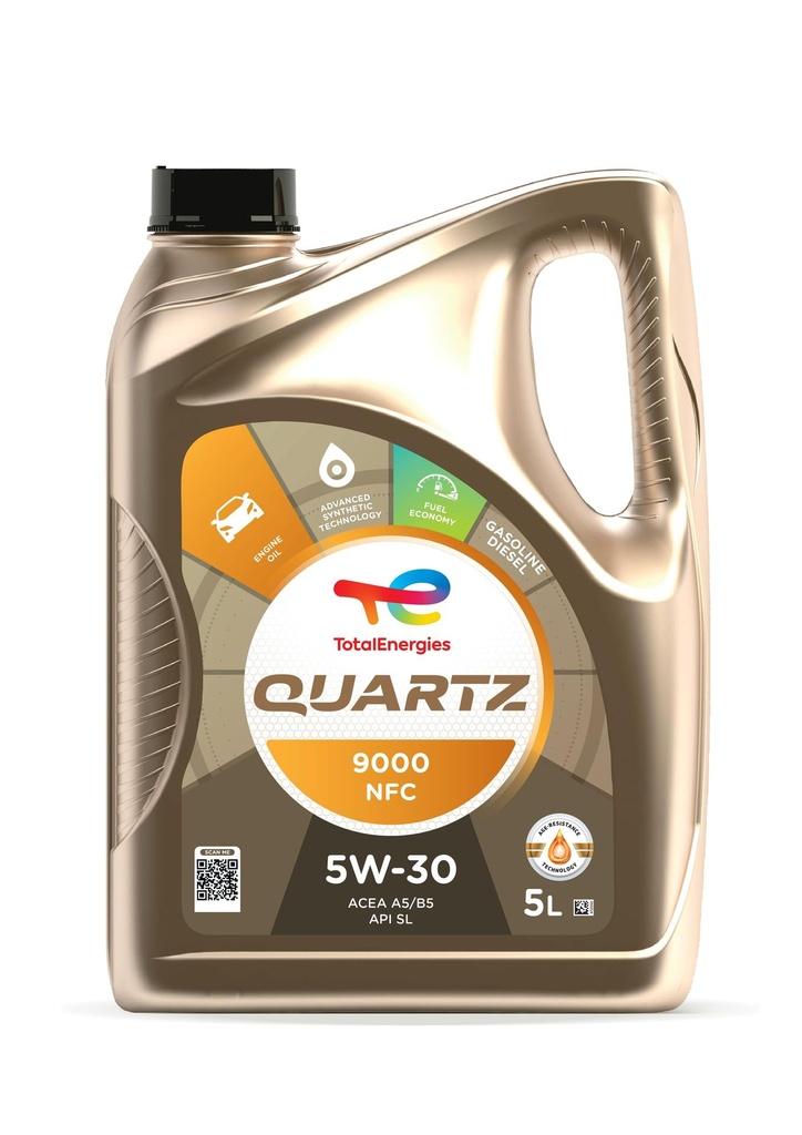 ENGINE OIL 5L 5W30 QUARTZ 9000 NFC TOTAL