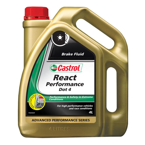 BRAKE FLUID 4L DOT 4 REACT PERFORMANCE CASTROL