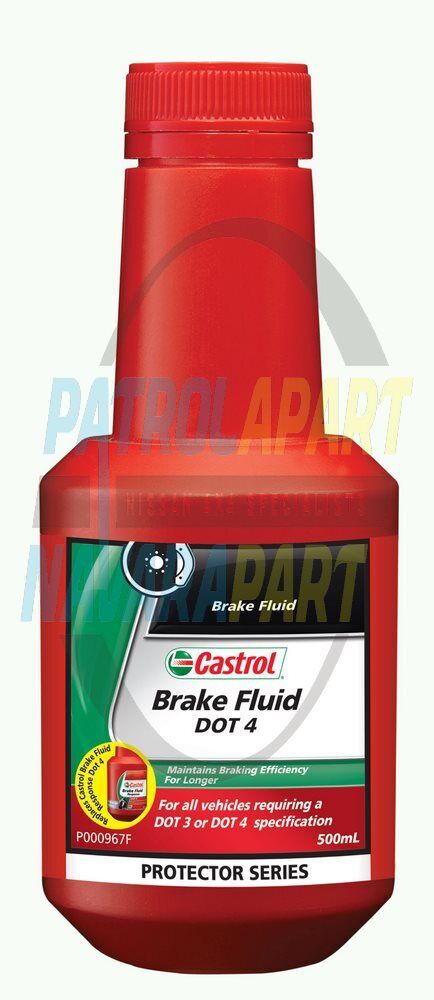 BRAKE FLUID 500ML DOT 4 CASTROL