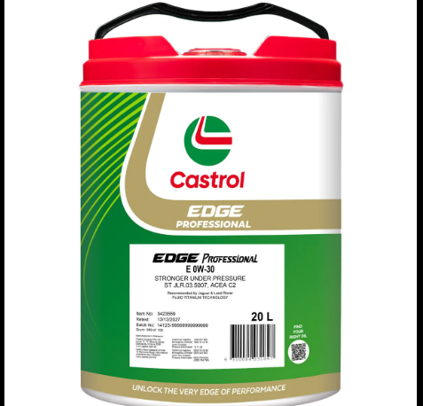 ENGINE OIL 20L 0W30 E EDGE PROFESSIONAL CASTROL