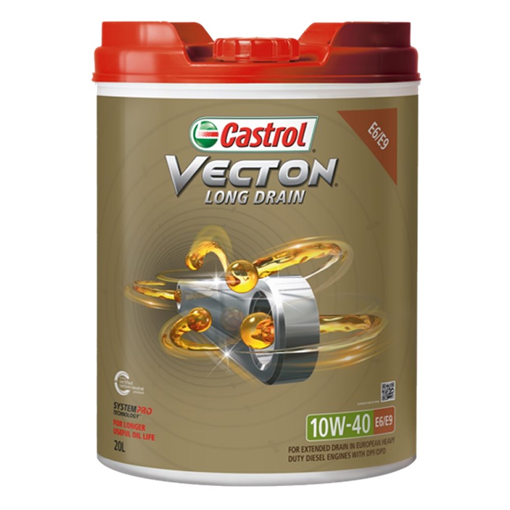 ENGINE OIL 20L 10W40 CJ4 VECTON LD CASTROL