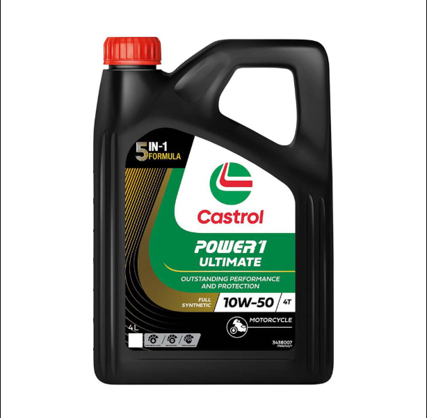 ENGINE OIL 4L 10W50 4T PWR1 RACING CASTROL