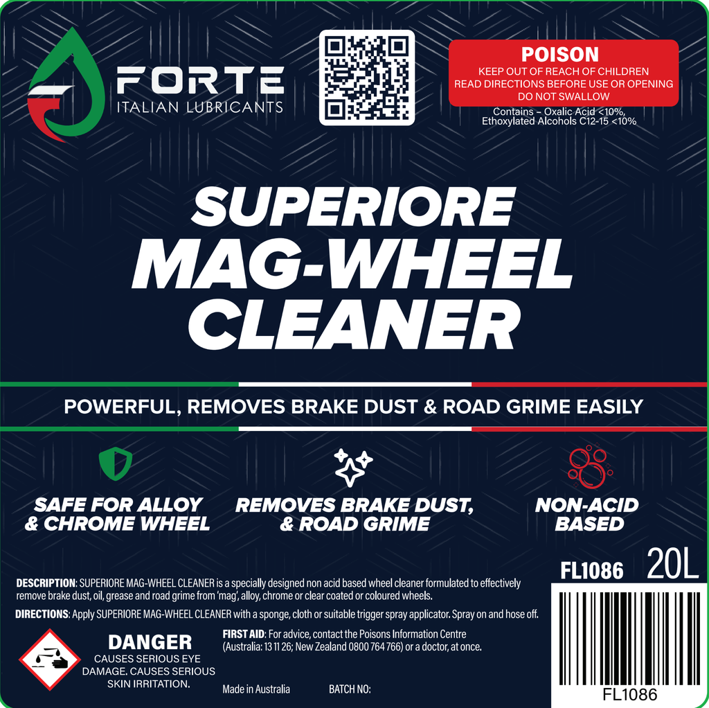 MAG WHEEL CLEANER 20L FORTE NON ACID BASE