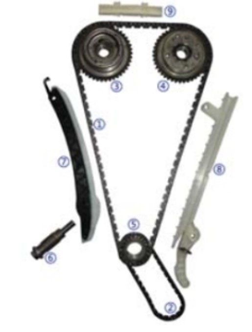 TIMING CHAIN KIT W/GEARS SUMAX MERC M274