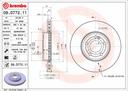 BRAKE DISC FRONT 295MM BREMBO MERC