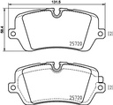 REAR PADS PAGID LAND ROVER
