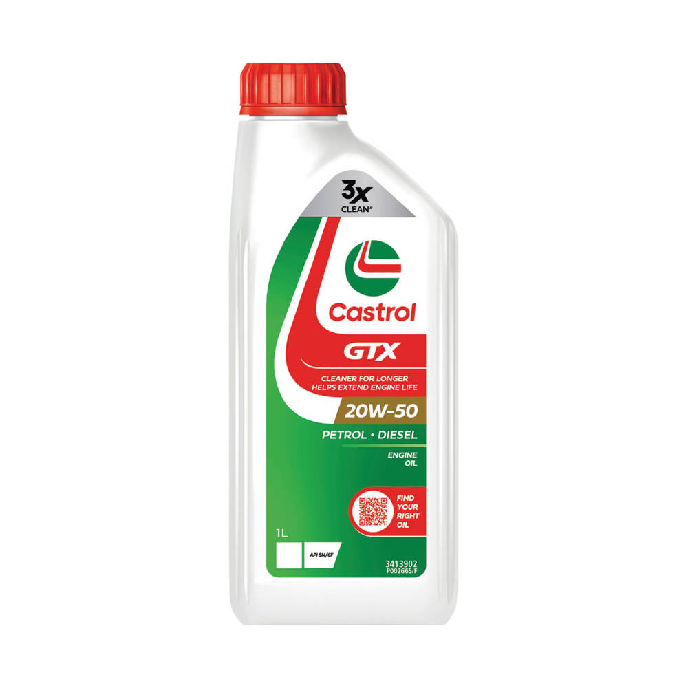 ENGINE OIL 1L 20W50 GTX CASTROL