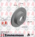 BRAKE DISC REAR 298MM ZIMMERMANN MERC