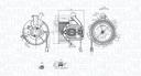 A/C BLOWER MOTOR MAGNETI MARELLI MERC