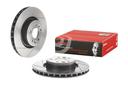 BRAKE DISC FRONT 340MM BREMBO RENAULT (SLOTTED)