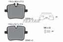 REAR PADS TEXTAR BMW
