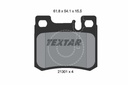 REAR PADS TEXTAR MERC