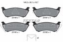 BRAKE PADS REAR TEXTAR MERC