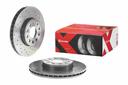 BRAKE DISC FRONT 288MM BREMBO VAG (CROSS DRILLED)