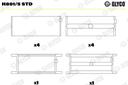 MAIN BEARING SET GLYCO MERC