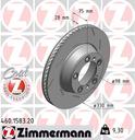 BRAKE DISC REAR RH 330MM ZIMMERMANN PORSCHE