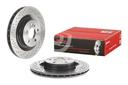 BRAKE DISC REAR 330MM BREMBO MERC (CROSS DRILLED - SLOTTED)