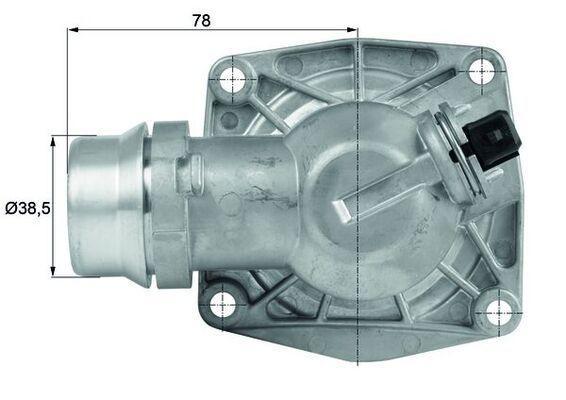 THERMOSTAT WITH HOUSING BEHR BMW