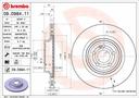 BRAKE DISC REAR 345MM BREMBO MERC