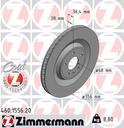 BRAKE DISC REAR 356MM ZIMMERMANN PORSCHE