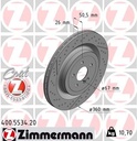 REAR DISC 360MM CROSS DRILLED SLOTTED ZIMMERMANN MERC