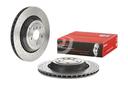 BRAKE DISC REAR 365MM BREMBO MERC (CROSS DRILLED)