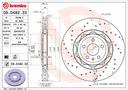 BRAKE DISC REAR 370MM BREMBO VAG (CROSS DRILLED)