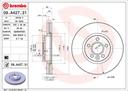 BRAKE DISC FRONT 300MM BREMBO VOLVO