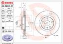 BRAKE DISC FRONT 296MM BREMBO VOLVO