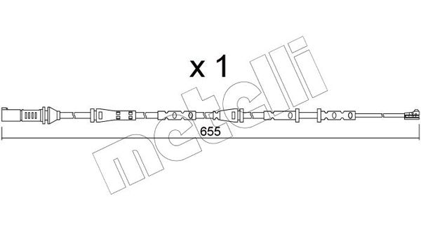 REAR BRAKE SENSOR METELLI BMW MINI