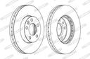 BRAKE DISC FRONT 308MM FERODO VAG