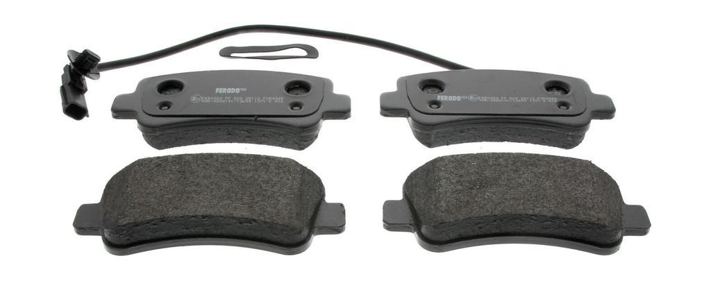 BRAKE PADS REAR WITH SENSOR FERODO RENAULT
