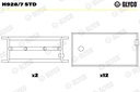 MAIN BEARINGS STD GLYCO PORSCHE