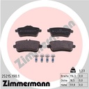 REAR PADS ZIMMERMANN MERC