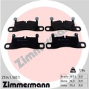 REAR PADS ZIMMERMANN PORSCHE