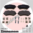 REAR PADS ZIMMERMANN VAG