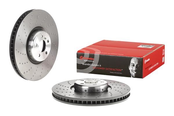 FRONT DISC LH 395MM CROSS DRILLED BREMBO BMW