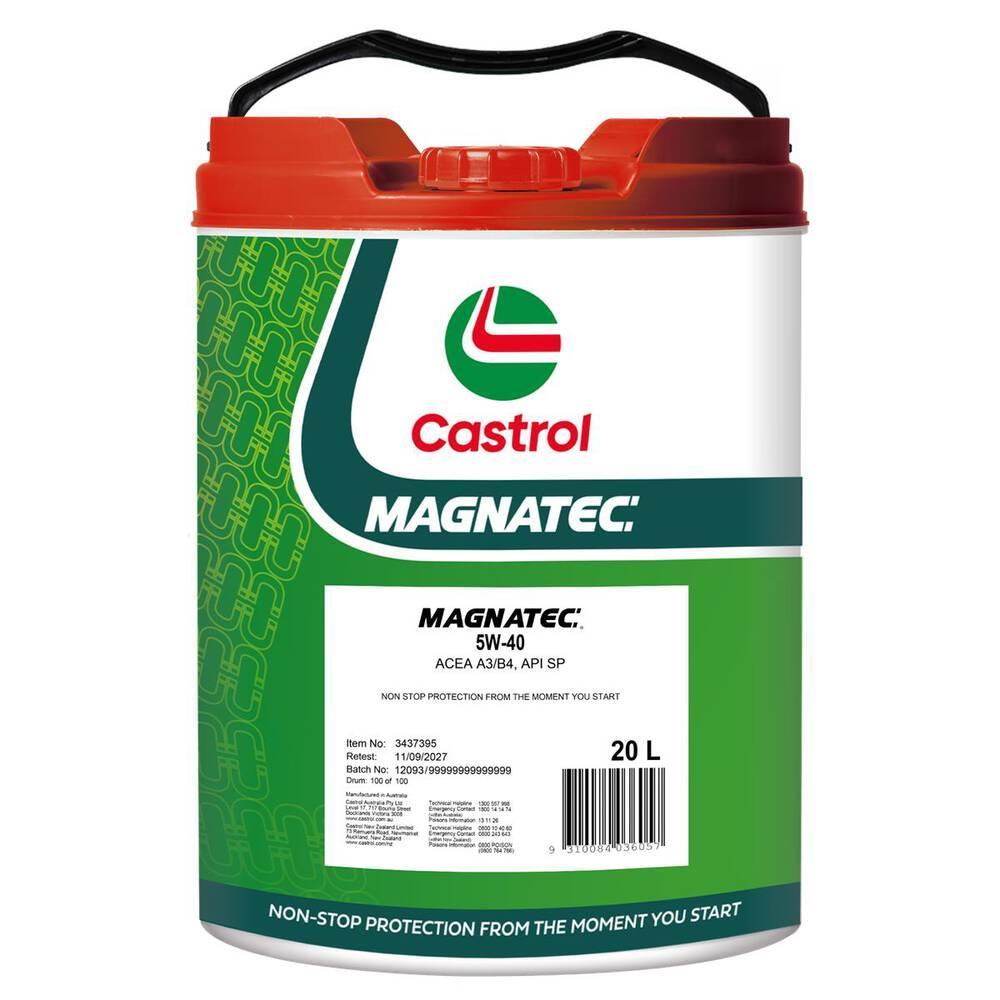 ENGINE OIL 20L 5W40 MAGNATEC CASTROL